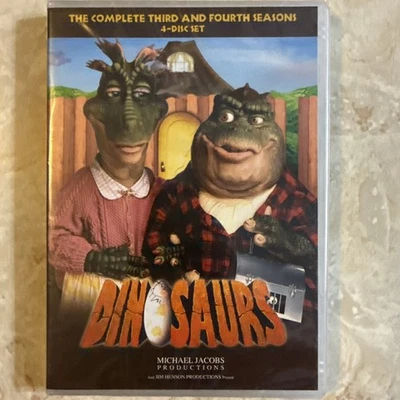 Dinosaurs: The Complete 3rd & 4th Seasons (DVD, 1992) 4-Disc Set NEW SEALED OOP - Image 1 of 4