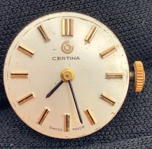 Certina Cal. 13-20 working hand manual vintage 16 mm watch reloj - Picture 1 of 2