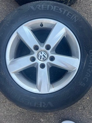 4 Winterreifen auf Alufelge für Touareg ET:50 - Bild 1 von 4