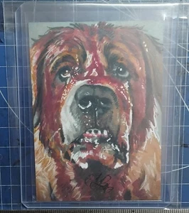 Cujo Sketch Card By Luke Rushton - Picture 1 of 1