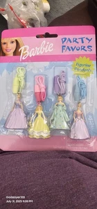 Vintage 2000 Barbie Party Favors Figurine Pendants Necklaces Mini New Nip 51680 - Picture 1 of 1