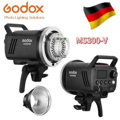DE Godox MS300-V Flash da Studio Compatto 300W,Eccezionale Stabilità di Potenza in Uscita