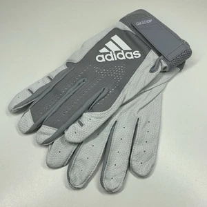 Men's Gray Adidas Adizero Batting Gloves 2XL New - Picture 1 of 4