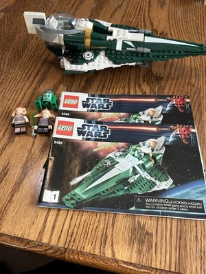 乐高 - 星球大战 - Saesee Tiin's Jedi Starfighter #9498 100% 完整带无花果 — 第 1/4 张图片