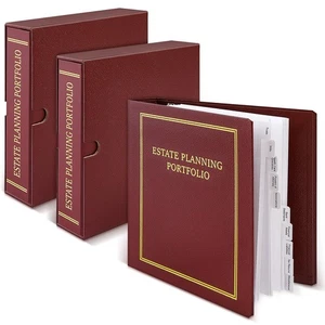 2 Stück Nachlassplanung Mappen mit Goldtitel im Etui I Die Organiz... - Bild 1 von 7