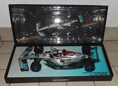 MERCEDES-AMG F1 W13 Monaco 2022 Raintyres #63 G. Russell 1:18 OVP NEU Minichamps - Bild 1 von 4