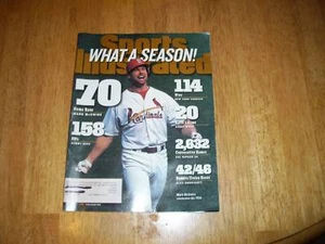 Sports Illustrated Mark McGwire 5 de octubre de 1998 Sammy Sosa - Imagen 1 de 1