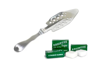 CUCHARA DE ABSENTA FRANCESA DE DIAMANTES Y 10 CUBITOS DE AZÚCAR + ¡ENVÍO GRATUITO!!! - Imagen 1 de 4