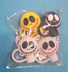 4 Pezzi Stanley 10Mm Copri Paglia Topper Incubo Prima di Natale/Halloween - Foto 1 di 1