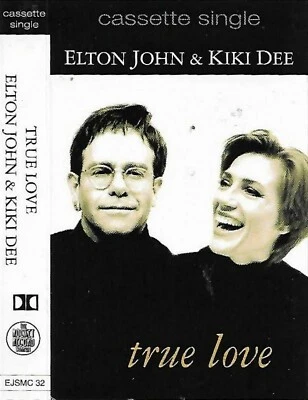 ELTON JOHN KIKI DEE TRUE LOVE CASSETTE SINGLE Soft Rock, Pop Rock inc. live - Image 1 of 4