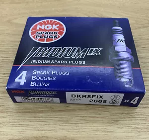 4X BKR8EIX 2668 Iridium Spark Plugs FOR NGK Racing Colder OEM NEW - Picture 1 of 3