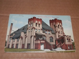 BENSON MINNESOTA - POSTAL ERA 1907-1915 - IGLESIA LUTERANA NORUEGA - Imagen 1 de 2