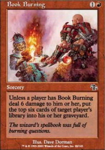 MTG - Book Burning - Judgment - NM, English Magic FLAT RATE SHIP - Image 1 of 1