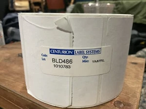 Centurion Label, White, 1-3/4 in x 2-3/4 in (6 Rolls) New - Picture 1 of 3