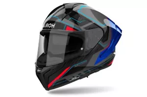 Off-Road Helmet Airoh MATRYX ROCKET Blue/Red Gloss - Picture 1 of 3