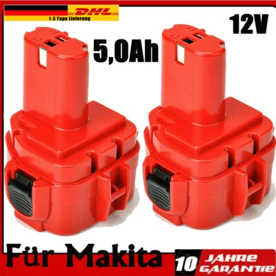 2x 12V 5000mAh Original AKKU Für Makita 1220 1222 1233 1234 1235F 6270D 192598