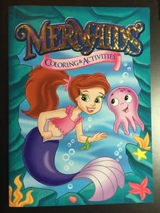 MERMAIDS COLORING AND ACTIVITIES BOOK Mermaid NEW OCTOPUS or TREASURE Cover - Imagen 1 de 2