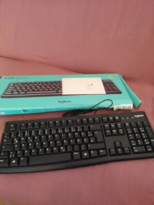 Logitech K120 Wired USB Keyboard - Black dutch layout  - Image 1 of 4