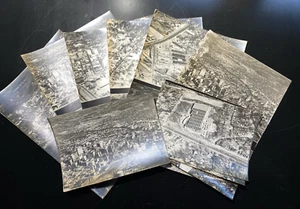 Aerial Photos Atlanta, GA circa 1940s 5x7s Inman Yards - Farmers Mkt -Gold Dome - Picture 1 of 12