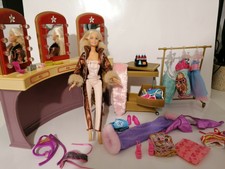 My Scene Barbie Goes Hollywood Dressing Room Set + Barbie + Clothes +Accessories