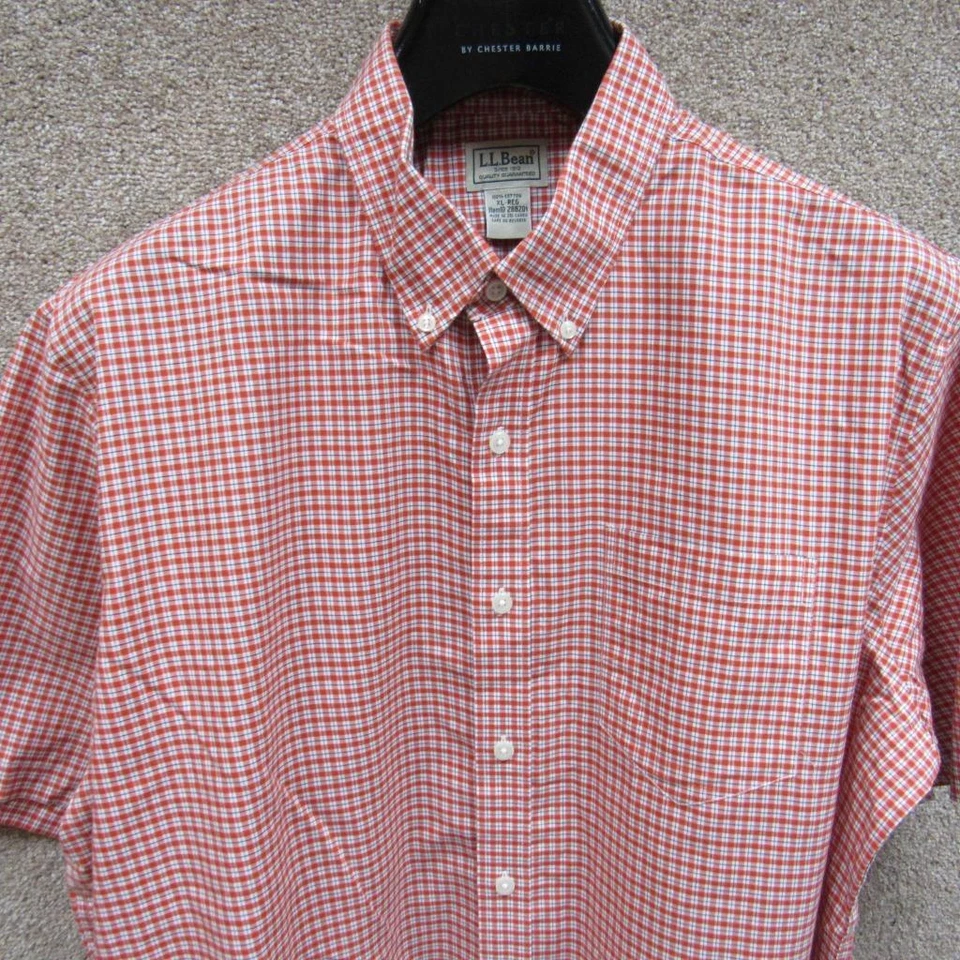 LL BEAN MENS SHORT SLEEVE BUTTONED POLOSHIRT SIZE 46/48 REF (NC02293) - Image 1 of 4