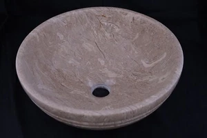 Bathroom Vessel Sink Travertine Marble Handmade - Picture 1 of 3