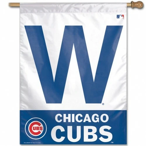 Chicago Cubs Vertical Flag - Image 1 of 1