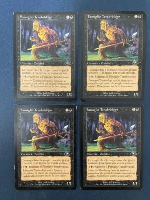 MTG 4X ITALIAN PLANESHIFT NIGHTSCAPE FAMILIAR MAGIC THE GATHERING COMMON BLACK - Image 1 of 4