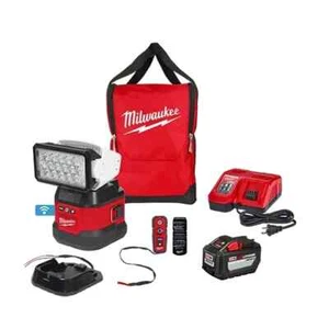 Milwaukee 2123-21HD M18 Utility Remote Control Search Light Kit w/ Portable Base - Picture 1 of 4