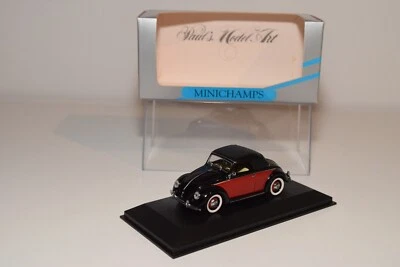 A83 1:43 MINICHAMPS 052142 VW VOLKSWAGEN BEETLE HEMULLER CABRIOLET SOFT - Immagine 1 di 4