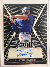 2023 Leaf Exotic Dustin Harris Zebra Crystal Autograph - 4/5