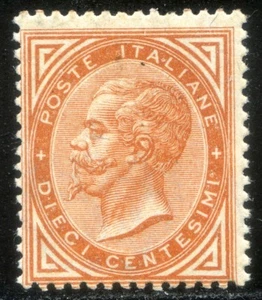 Regno d'Italia 1863 Effigie di Vittorio Emanuele II n. T17 ** (m467) - Imagen 1 de 3