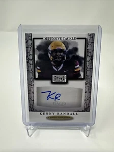Autógrafo de novato Kenny Randall RC Auto 2021 Sage Premier Draft - Imagen 1 de 2