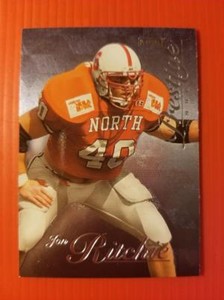 JON RITCHIE - HOBBY RC ROOKIE #186 OAKLAND RAIDERS - MICHIGAN - 1998 PRESTIGE