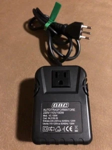 GBC - AUTOTRASFORMATORE - ITALY - 220V-110V Mod. VC-100W - Europe - Transformer - Picture 1 of 8