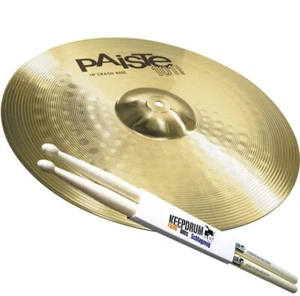 Piscina PAISTE 101 Brass 18 Crash Ride + baquetas 5A - Imagen 1 de 3
