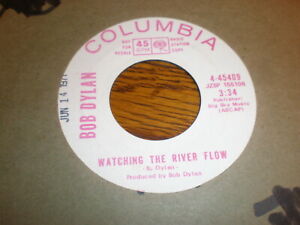 Bob Dylan 45 Watching The River Flow COLOMBIE PROMO