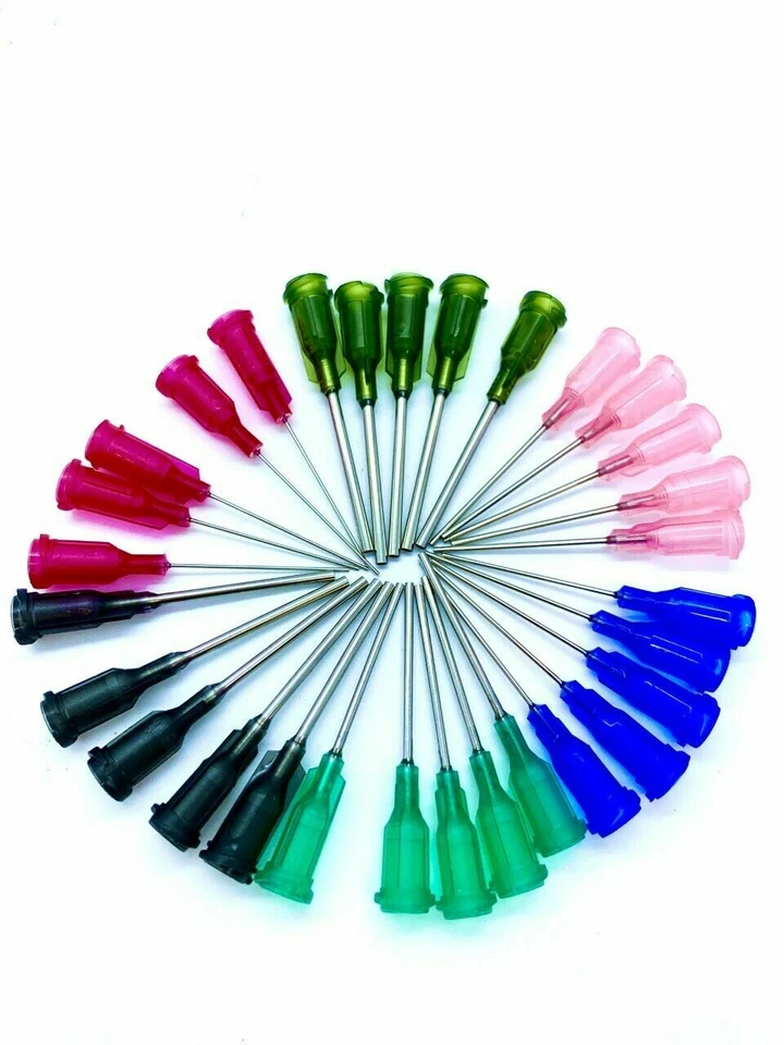 Non Medici Ugello Ago Punta Estremità Smussata, Luer Lock, Colla, Olio, Vernice - Bild 1 von 1