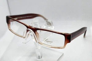 SUCCESS SS-62 WOMEN'S PLASTIC EYEGLASSES 48-18-140 BROWN FADE WITH SOFT CASE - Picture 1 of 2