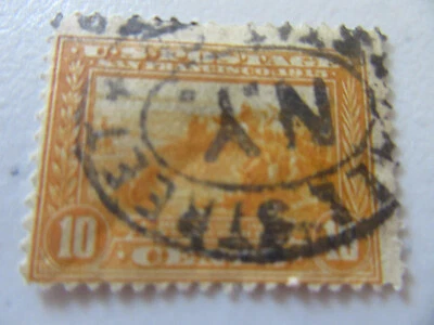 Sc#400 San Francisco Bay 10c Stamp Used (CV $22) Partial Gum-Prior H- 1913  #2 - Image 1 of 2