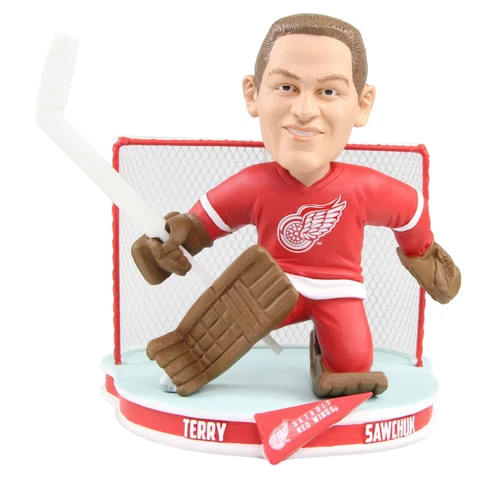 Terry Sawchuk Detroit Red Wings NHL Legends Bobblehead NHL Cover