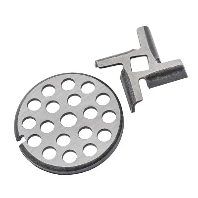 JUEGO DE PLATOS DE MOLINILLO PARA PICADORA DE CARNE MANUAL, GRANDE Foto 1 de 4