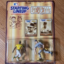 STARTING LINEUP 1989 REGGIE JACKSON & DON DRYSDALE A'S & DODGERS BASEBALL GREATS