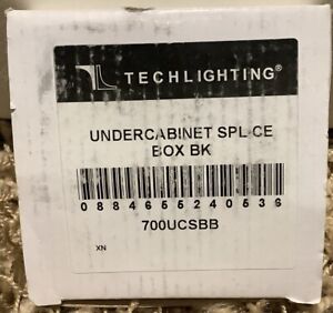 Tech Lighting Undercabinet Splice Box Black 700UCSBB