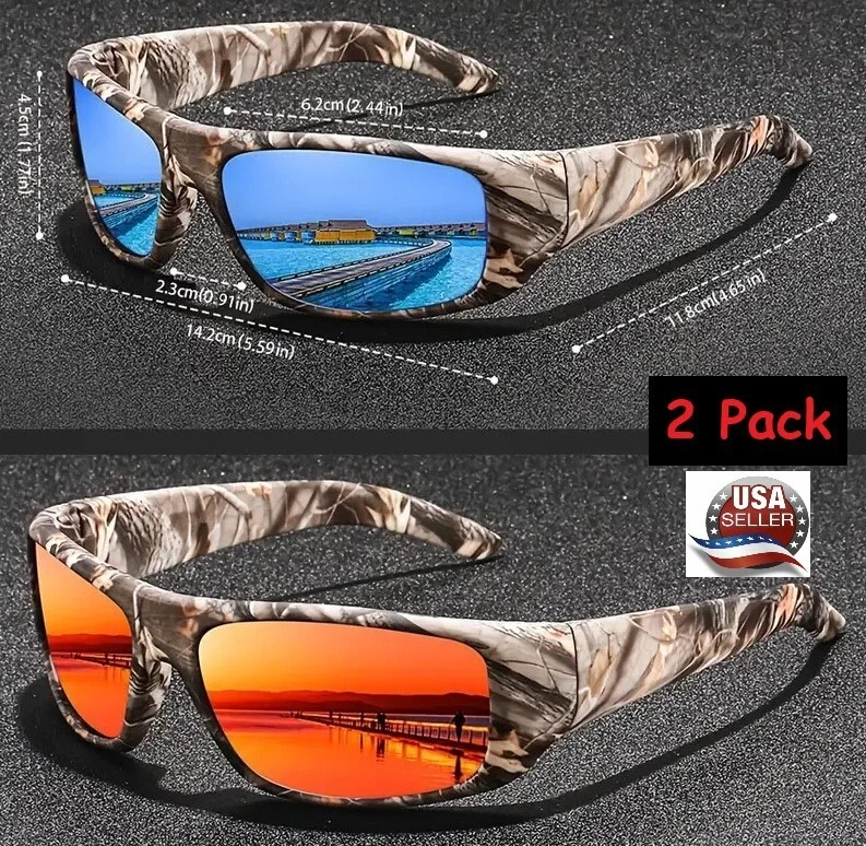 Камуфляж поляризованные тактические солнцезащитные очки открытый Sport лыж рыбалки вождения 2PACK - Изображение 1 из 4