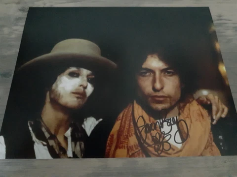 AUTHENTIC SIGNED JOAN BAEZ AUTOGRAPHED 10 X 8 PHOTO BOB DYLAN COA REAL Cover