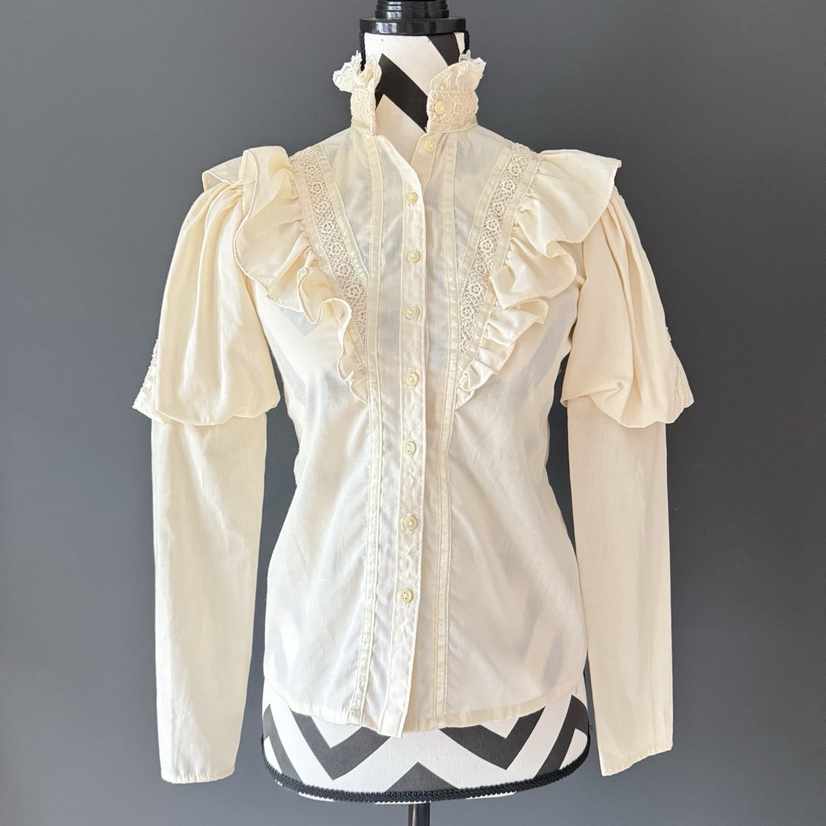 Cotton Blend Victorian Vintage Tops for Women for sale | eBay Cotton Blend Victorian Vintage Tops for Women for sale | eBay