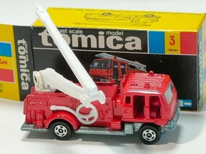 Tomica Black Box No.3 Isuzu Squrt Fire Engine 1/110 Made in Japan Rare - Picture 1 of 10