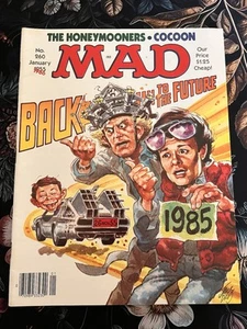 Mad No. 260 January 1985 Back To The Future The Honeymooners Cocoon Vtg 1980s - Imagen 1 de 12