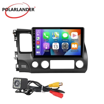 Android Auto 10.1 Inch IPS Touchscreen Honda Civic 2006-2011  Wireless CarPlay - Image 1 of 4